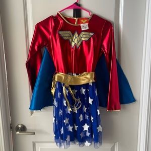 Girls Wonder Woman costume and boots